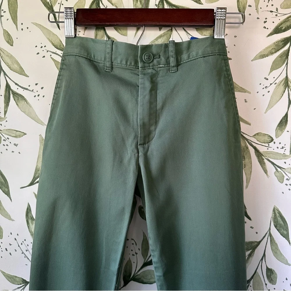 Boys J. Crew Crewcuts Olive Green Chino Pants. Size 10 Slim.